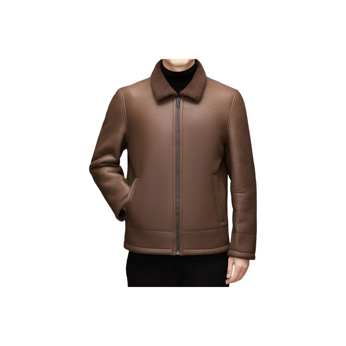 EMINU Мужские кожаные куртки