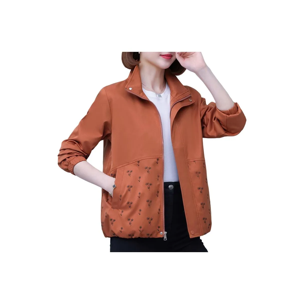 The Temptation Of The Muse Воротник-стойка Куртка Женская