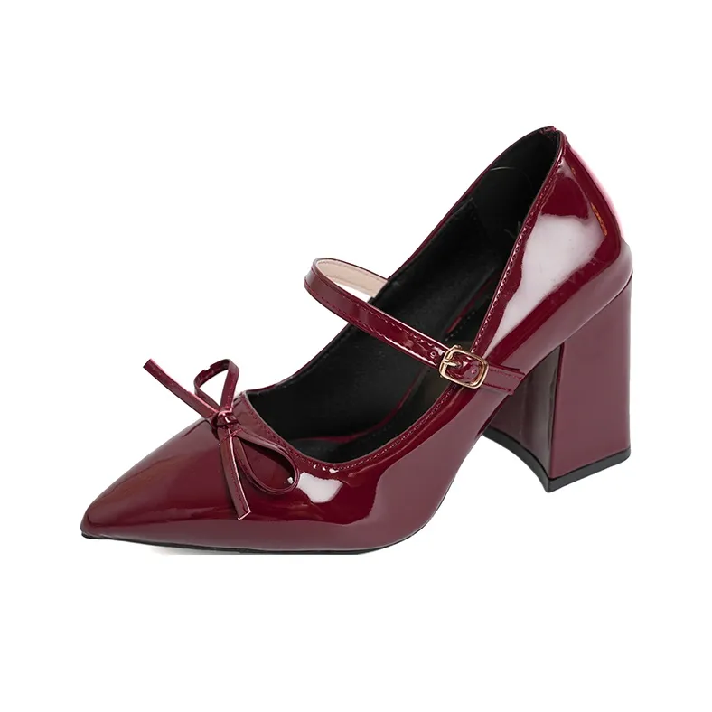 Rutai Квадратный каблук Mary Jane Женские туфли