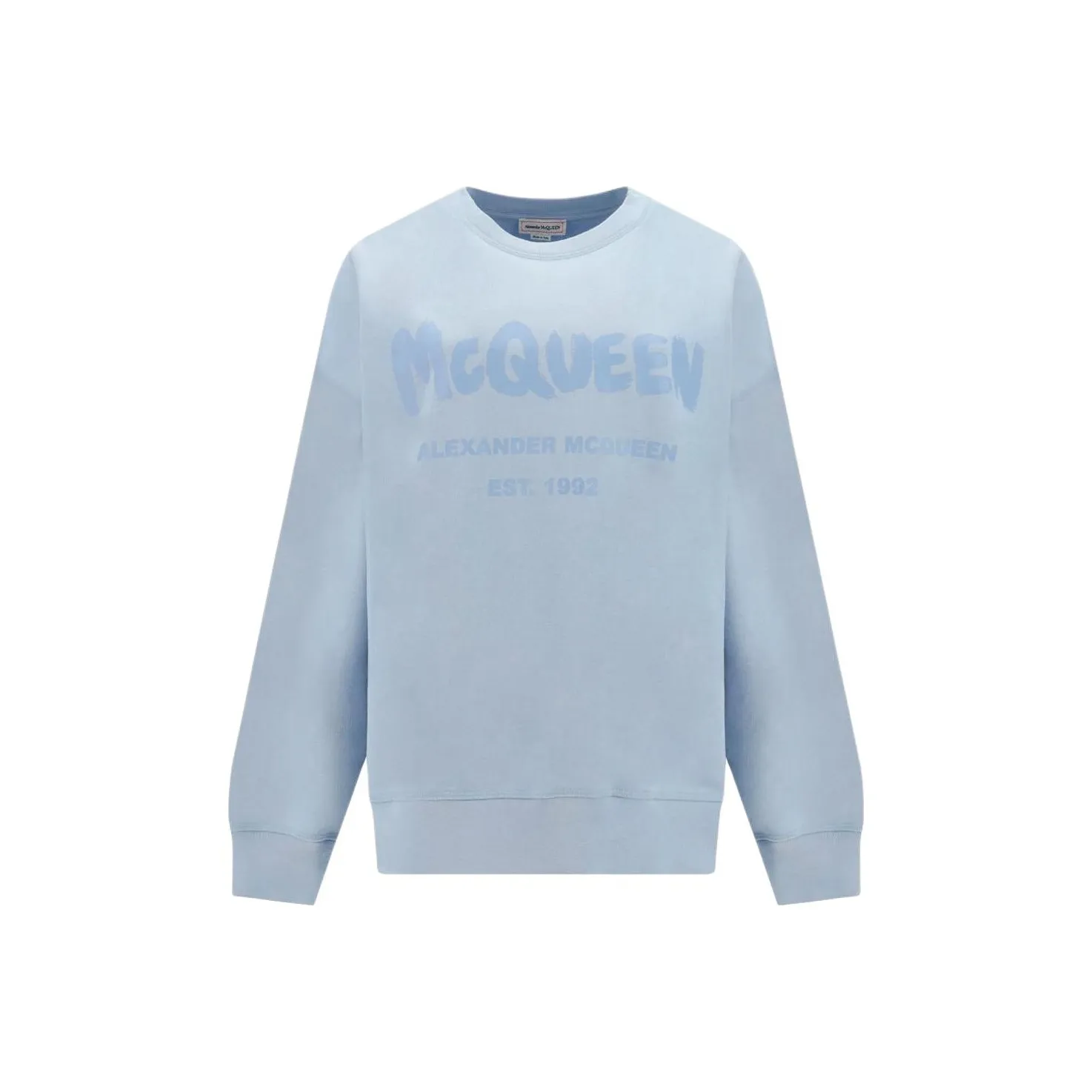 Alexander McQueen Толстовка Женская Светло-Синяя