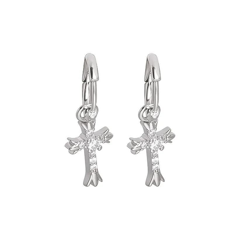 JianKai Серьги с серебряным покрытием унисекс