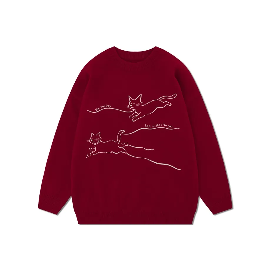 COLIY GIRL Бургунди Унисекс Свитера