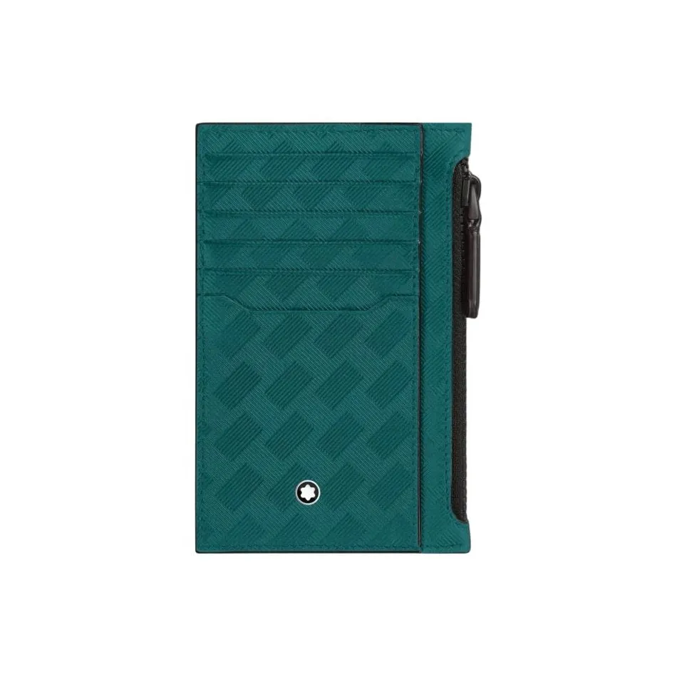 MONTBLANC Stylish 3,0 Коровья кожа Держатель для карт Унисекс Бирюзовый Синий