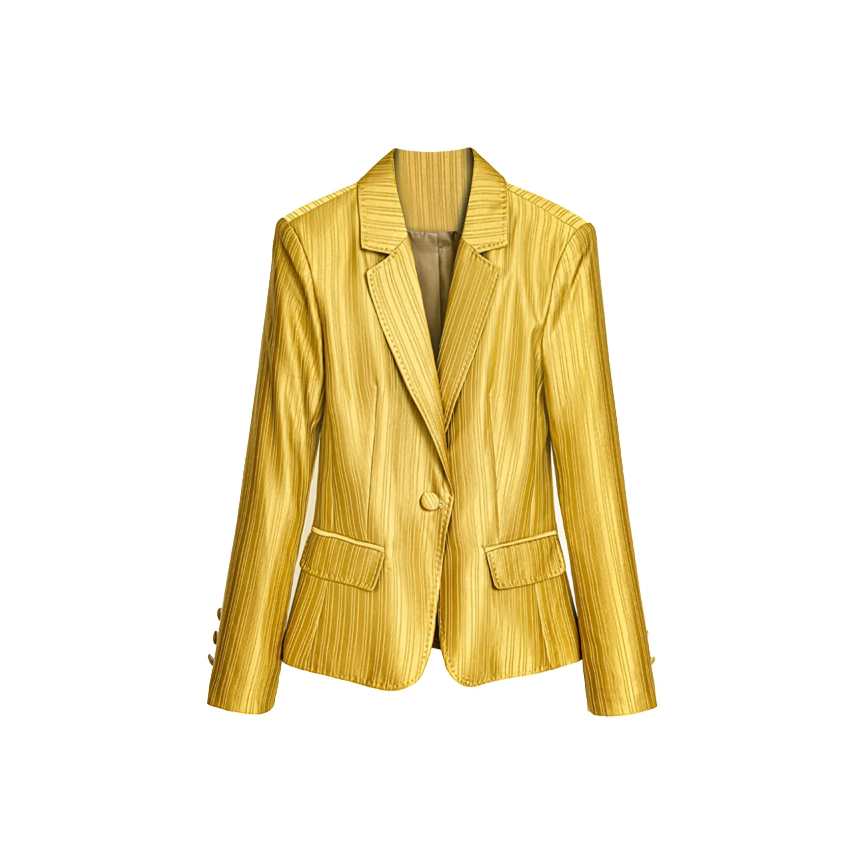 DonnaZilan Полосы Бизнес Костюм Пальто Женские Утягивающий Премиум Офис Коммутирование Элегантный Костюм