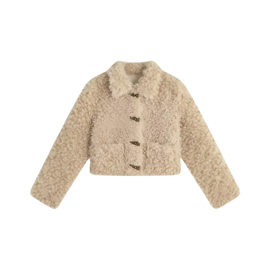 XIAOJUCHUANLI Вельвет Feel Пальто Женское