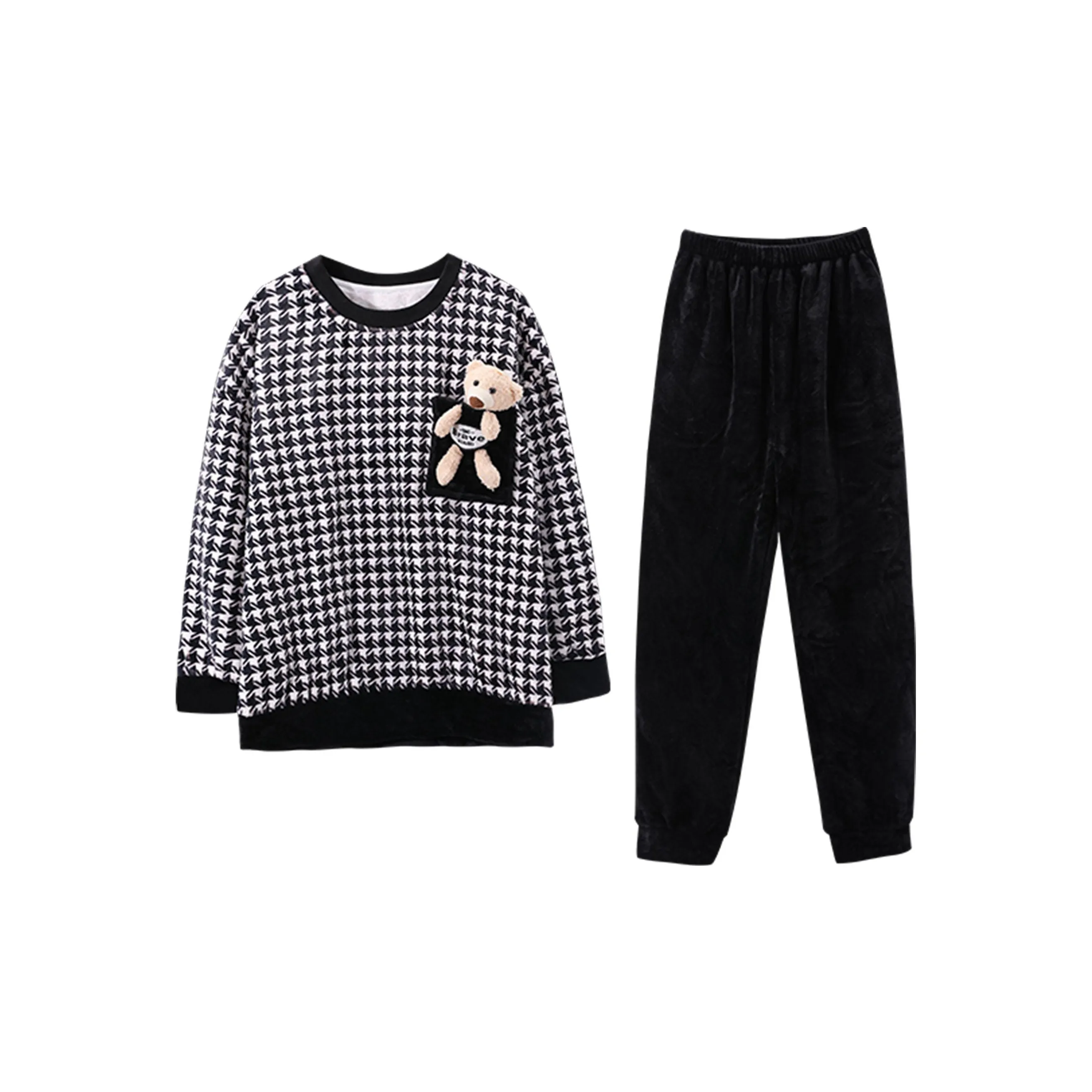 Floating light islands Unisex Pajama Sets
