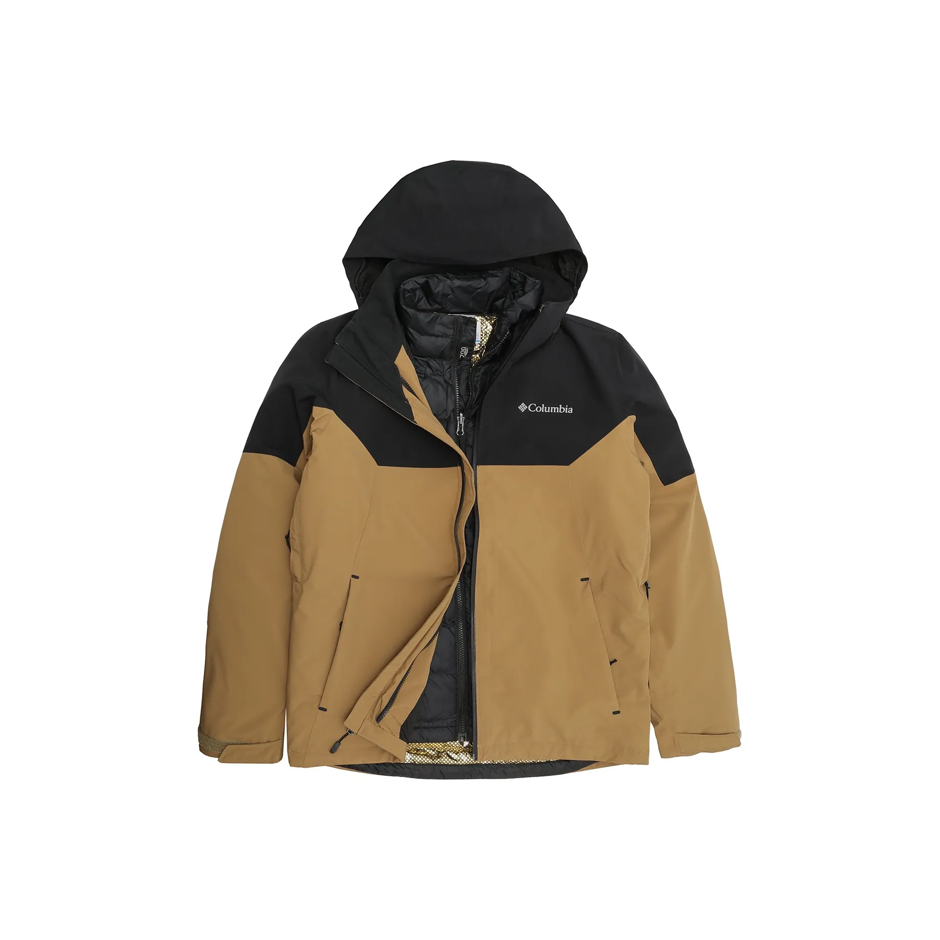 Columbia совместный бренд Водонепроницаемый Ветрозащитный Дышащий Термический Отражающий тепло Ветровка Мужской