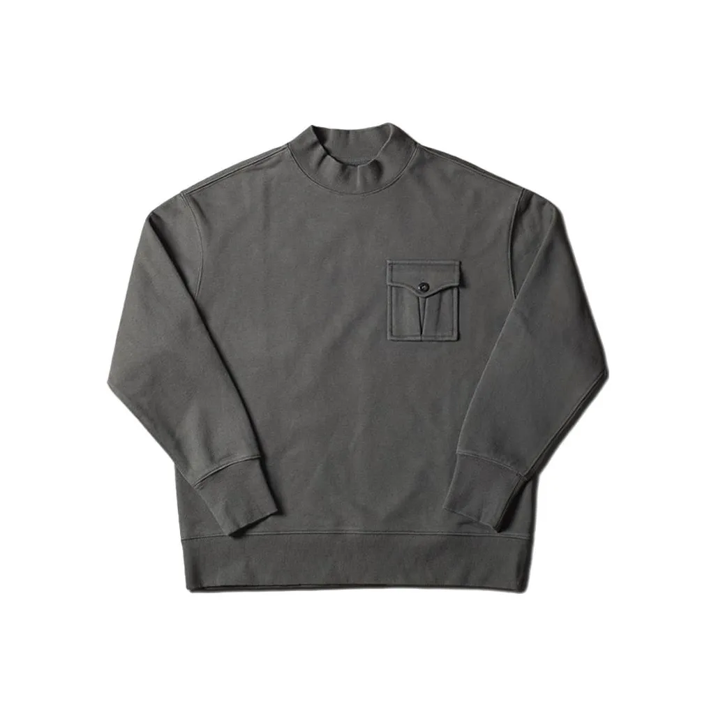 DOUBLE SEAM Винтажный зеленый унисекс свитшоты