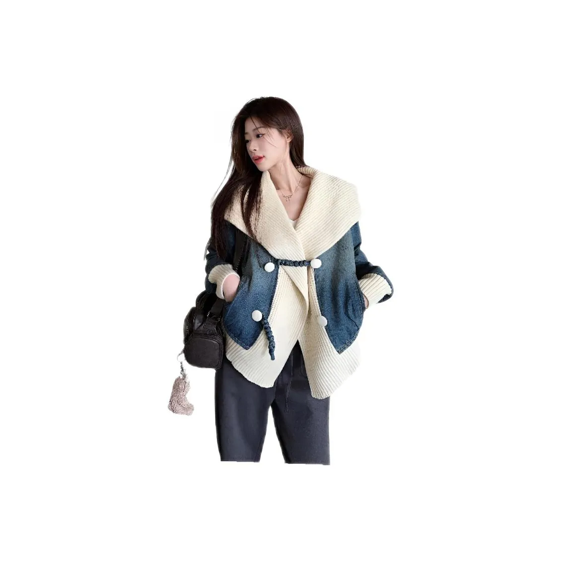 BIFH Пэчворк Топ Женские Джинсовые Куртки