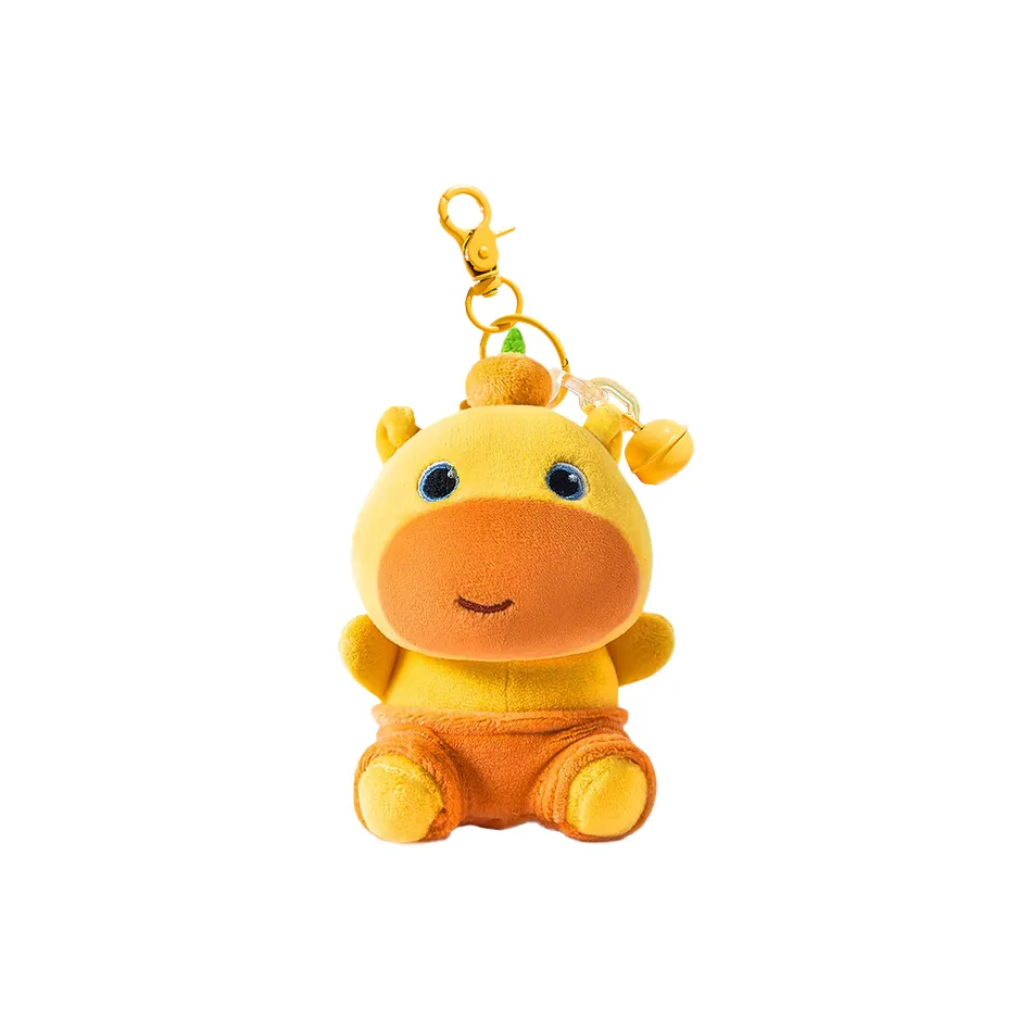 OUYILIAN Cute Cartoon Капибара Брелок Плюшевая Подвеска 10 см Рекомендуемая Высота