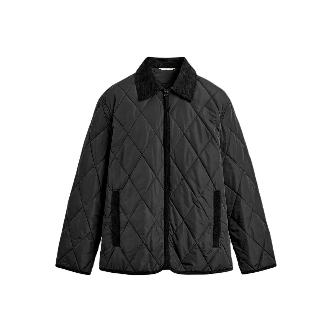 ZARA Черный мужской пуховик