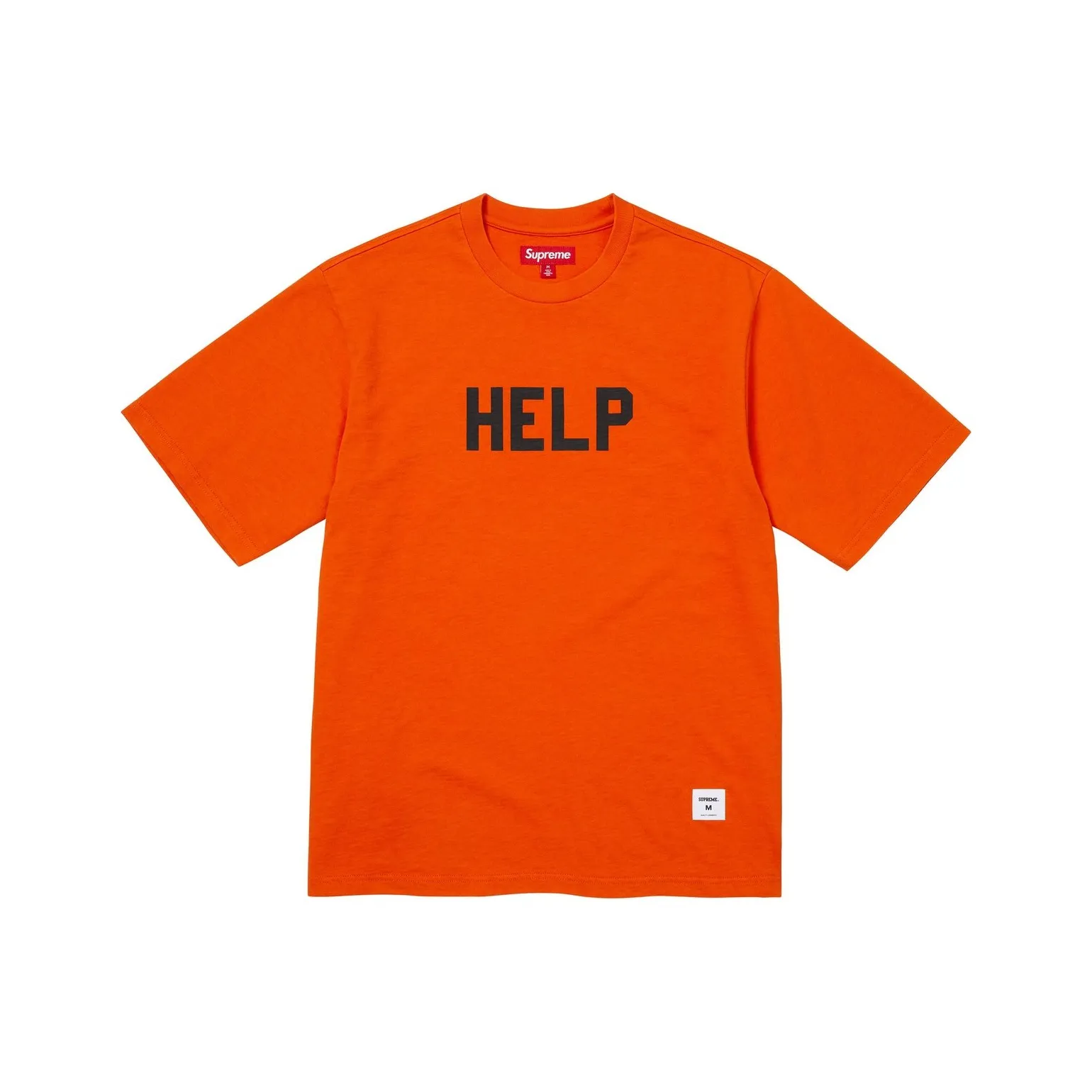 Supreme FW25 Week6 Help S S Топ T Рубашка Унисекс