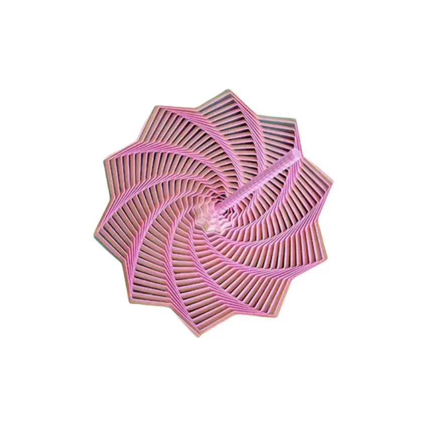 Click 3D Printed Морковный Tower Многоугольник SPIRAL Tower Креативный Шуточный Игрушка