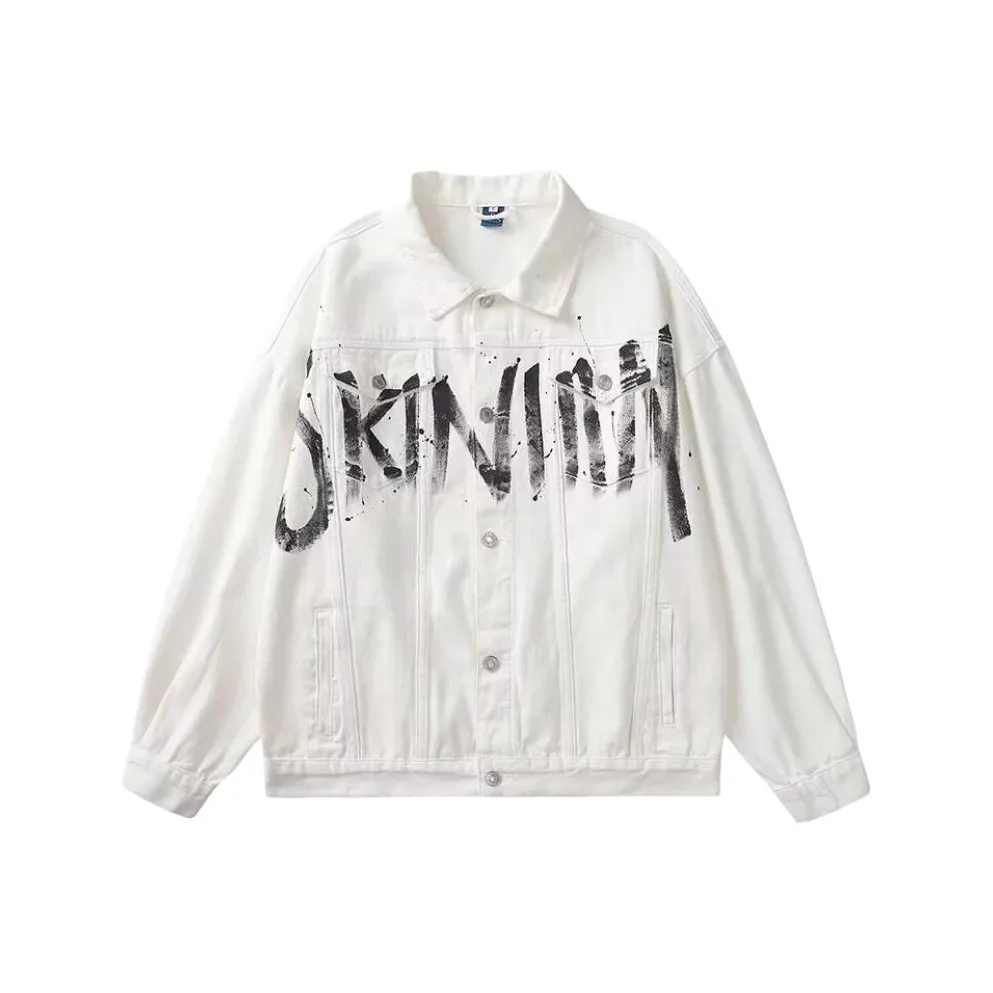 GOYN Белый Мужской Джинсовые Куртки