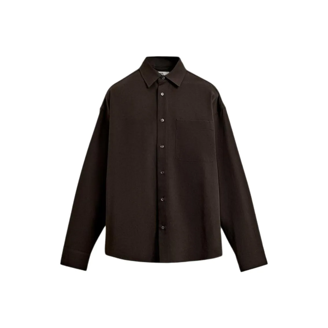 ZARA Collaboration Темно-коричневые Мужские Рубашки