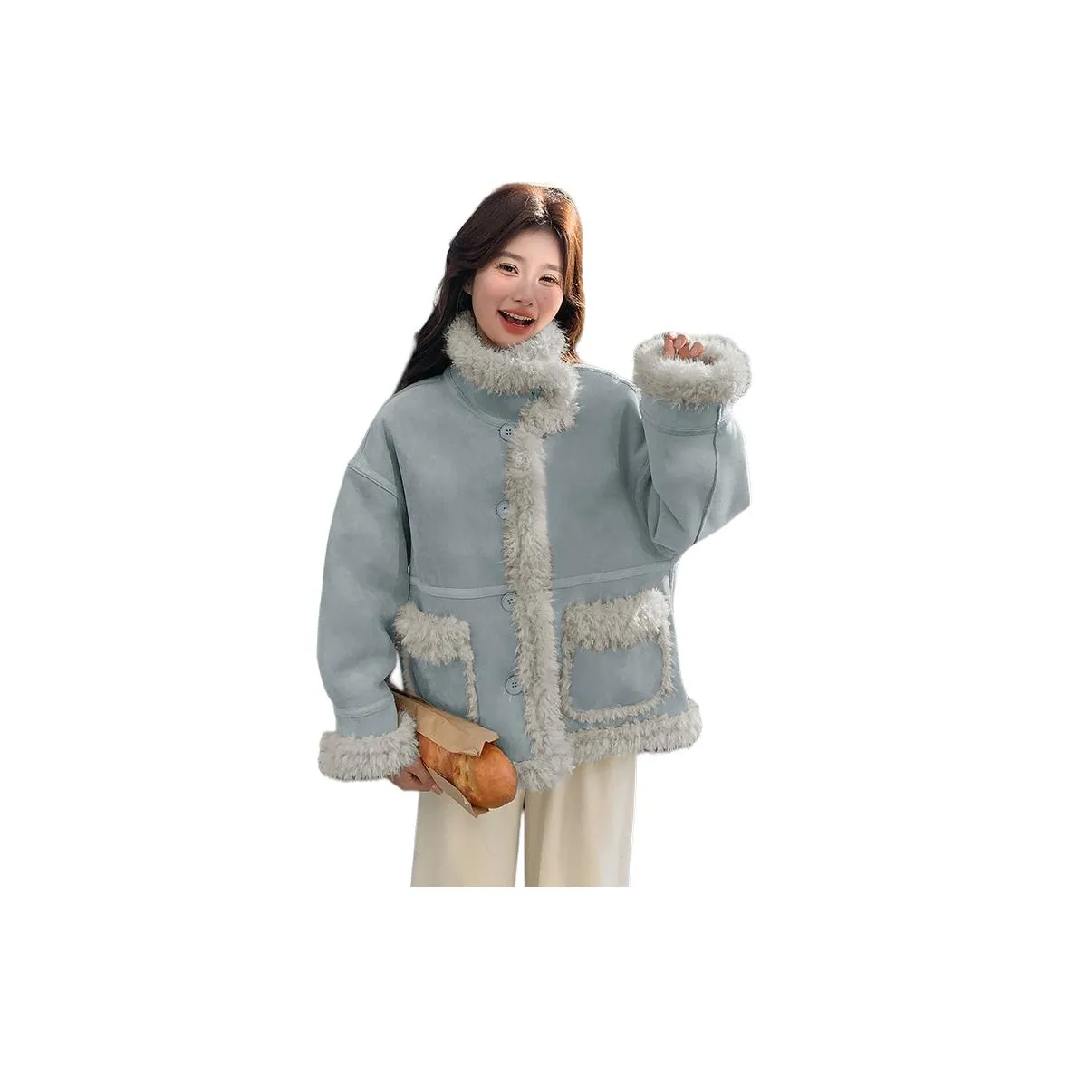 MEXICAN Бархат Feel Пальто Женское