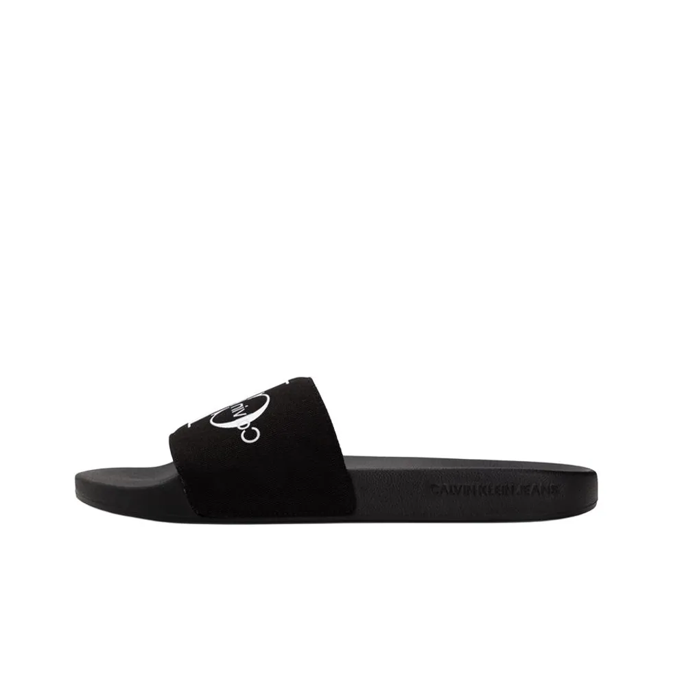 CKJ CALVIN KLEIN JEANS Slide Slippers Men Black