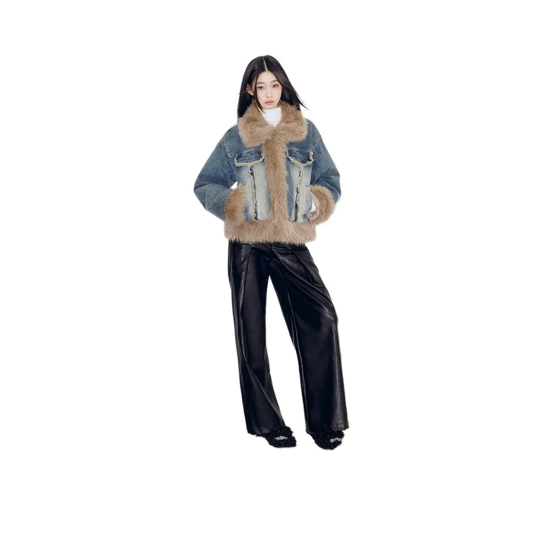 HIPHOPPUNKS Denim Jacket Women's