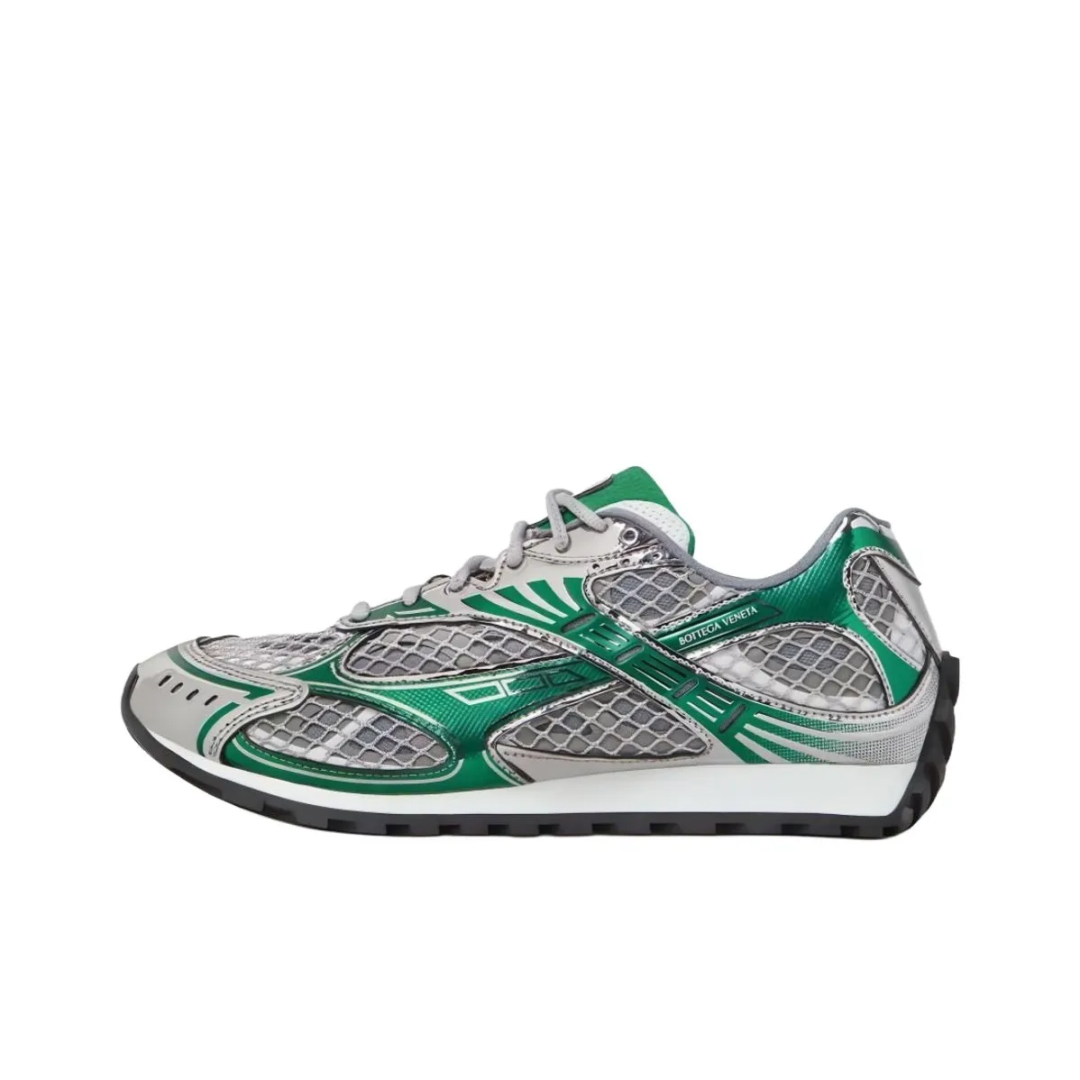 Bottega Veneta Orbit Casual Shoes Men Low Top Green Gray