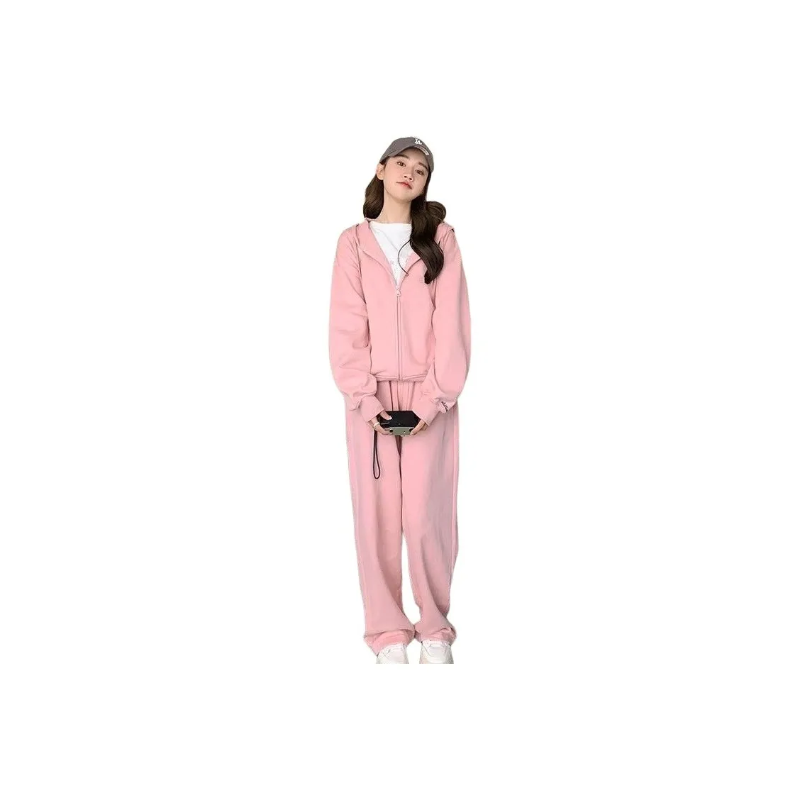 Dippanis Pink Women's Casual Suits Dippanis Розовый Женские Повседневные Костюмы