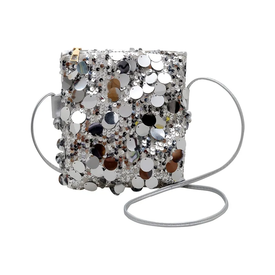 Meter Легкий Сумка через плечо Маленькая Серебряная Черная Фиолетовая Золотая