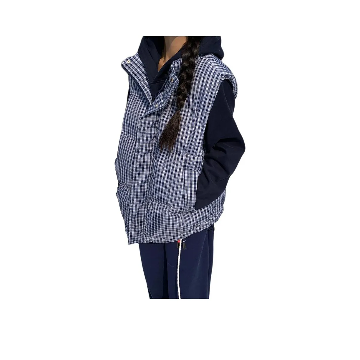 MUCCHIC Blue Women's Vest MUCCHIC Синий Женский Жилет