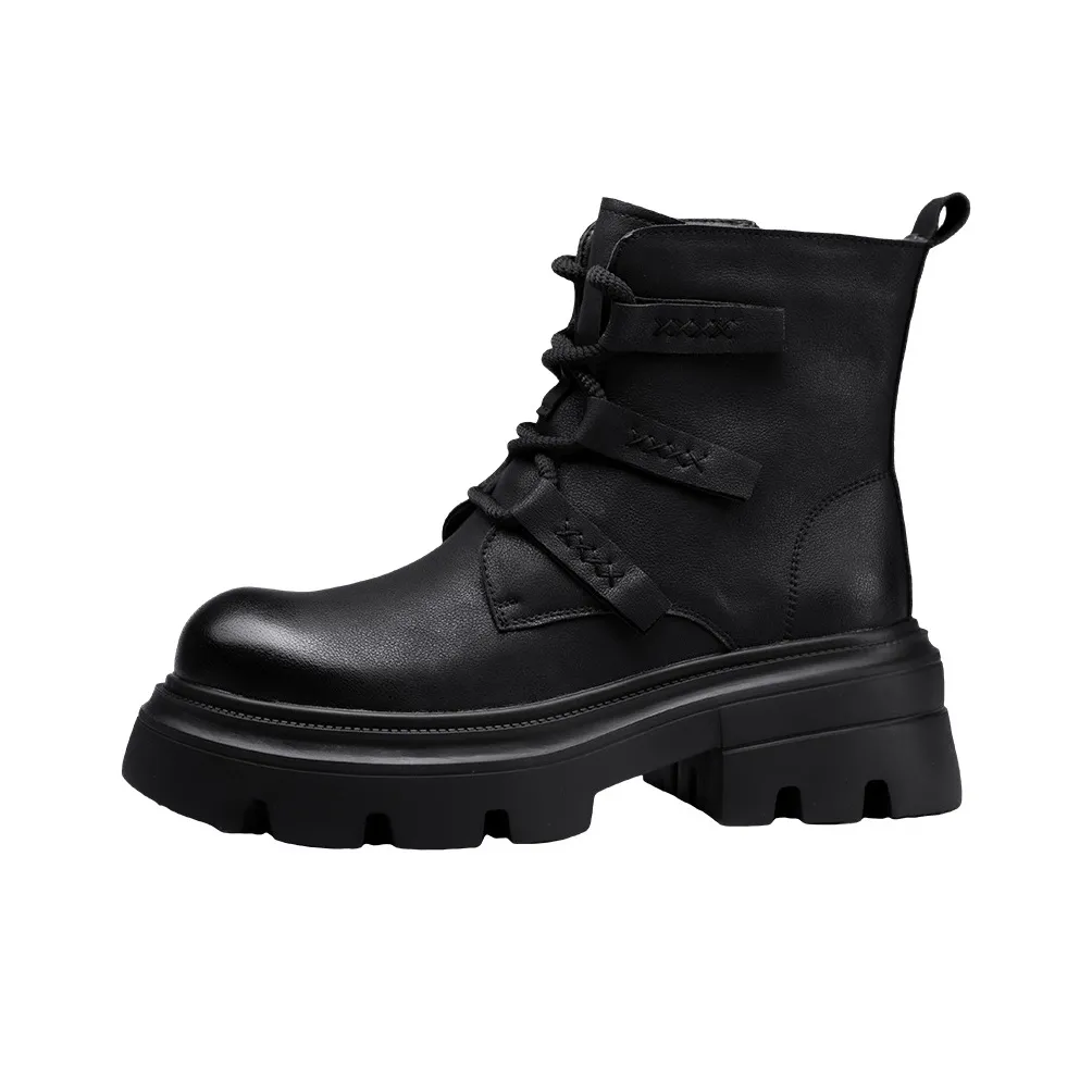 H2 Винтаж Модный Платформа Удобный Модный Обувь Мужской Мартин Ботин Мужской