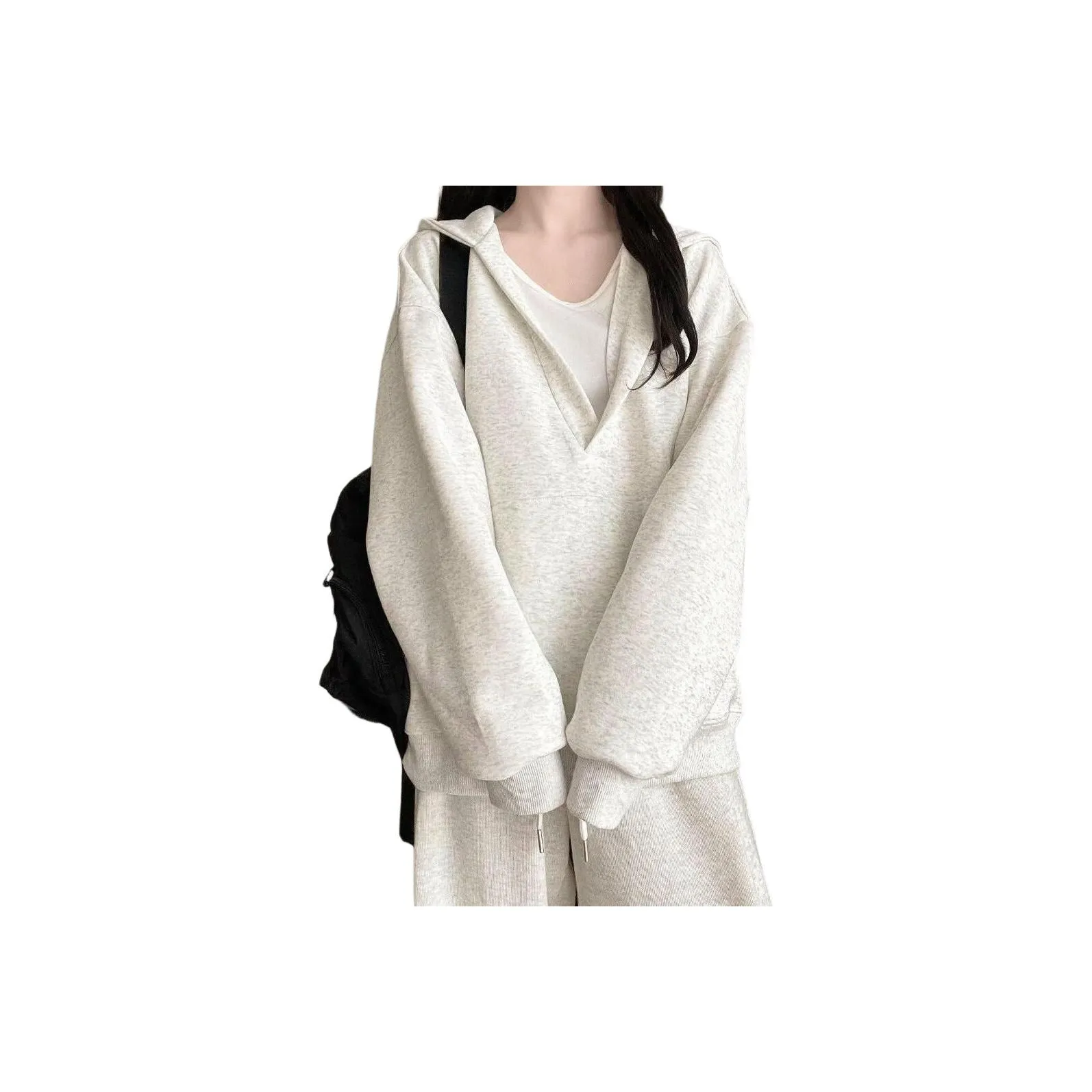 Dippanis Светло-серый Женский Свитшот