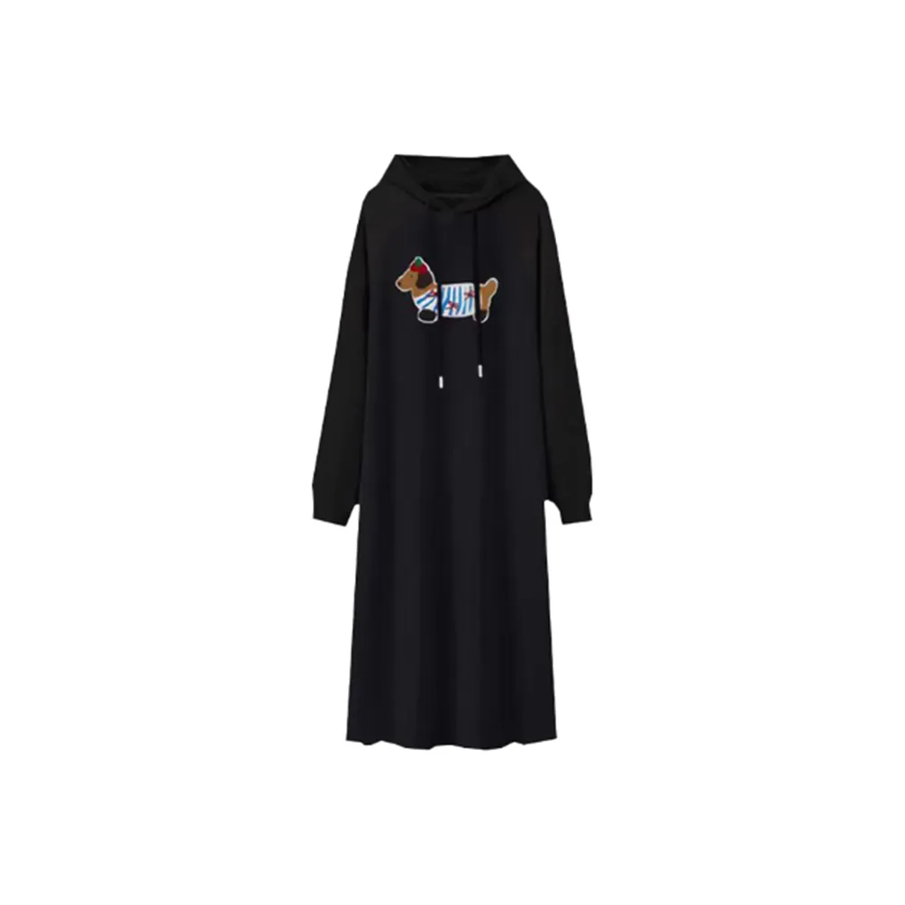 BABYLYCHEE STUDIO Длинное платье с длинными рукавами женское