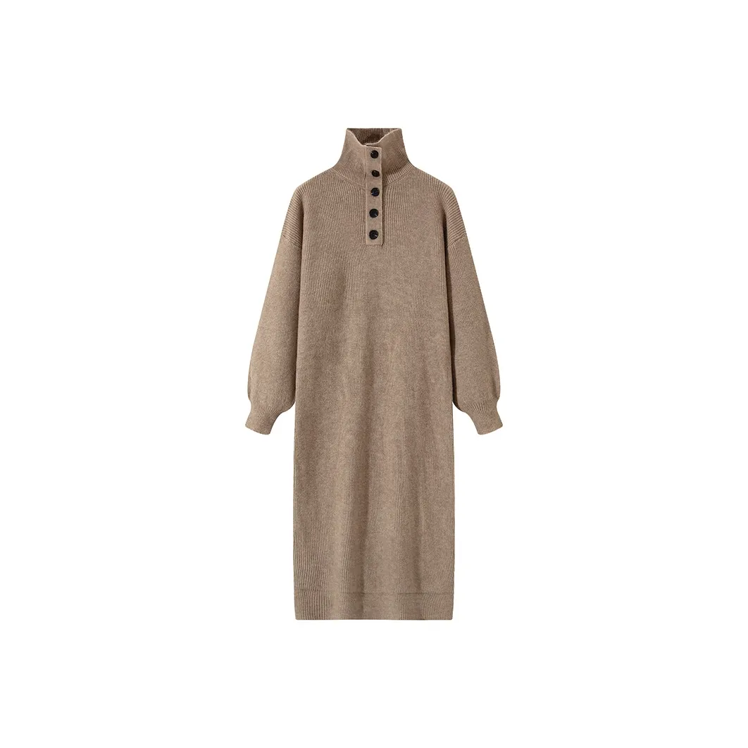 RED DRAGONFLY Длинное платье с длинными рукавами женское