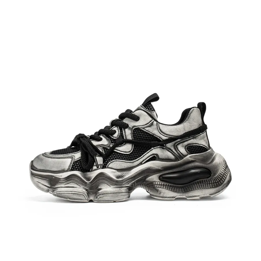 MIIOW Обувь Износостойкая Wa Нескользящая Низкий Топ Толстая Подошва Мужская