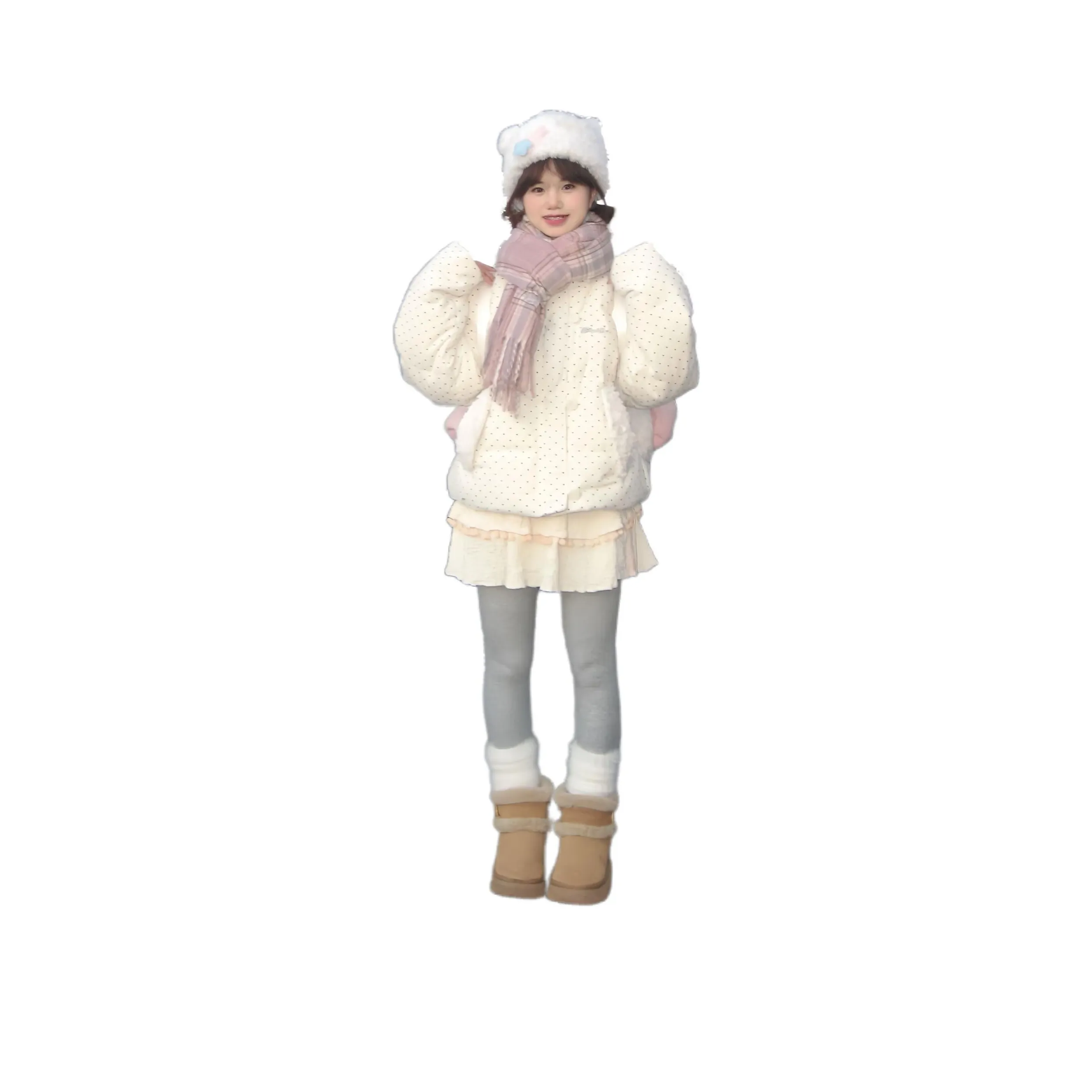 Dippanis Абрикос Женские пуховики