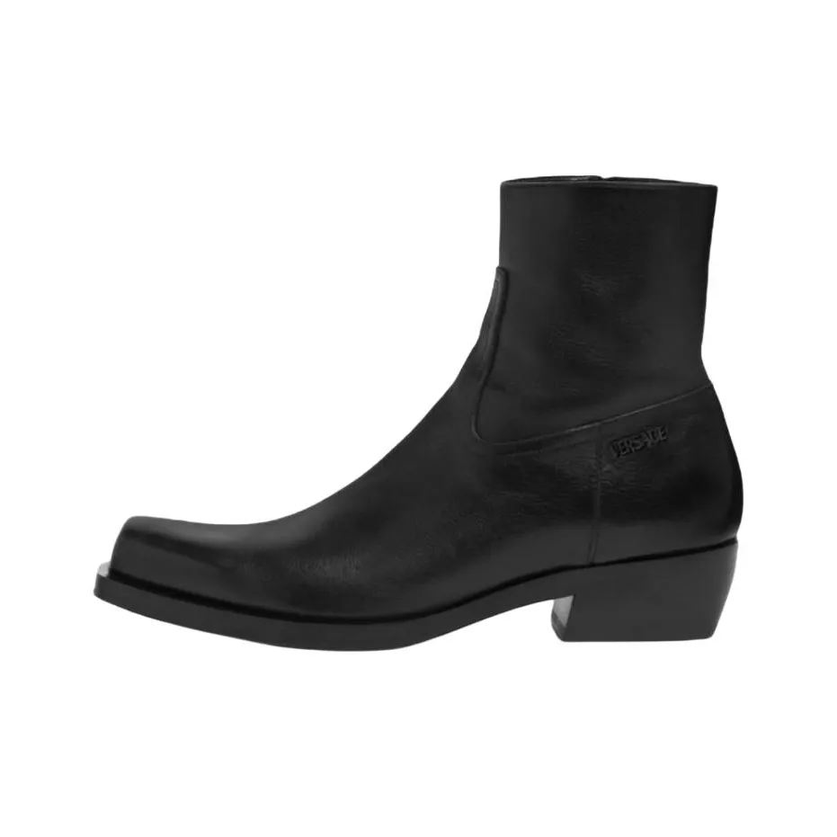 VERSACE Ankle Boots Men Black