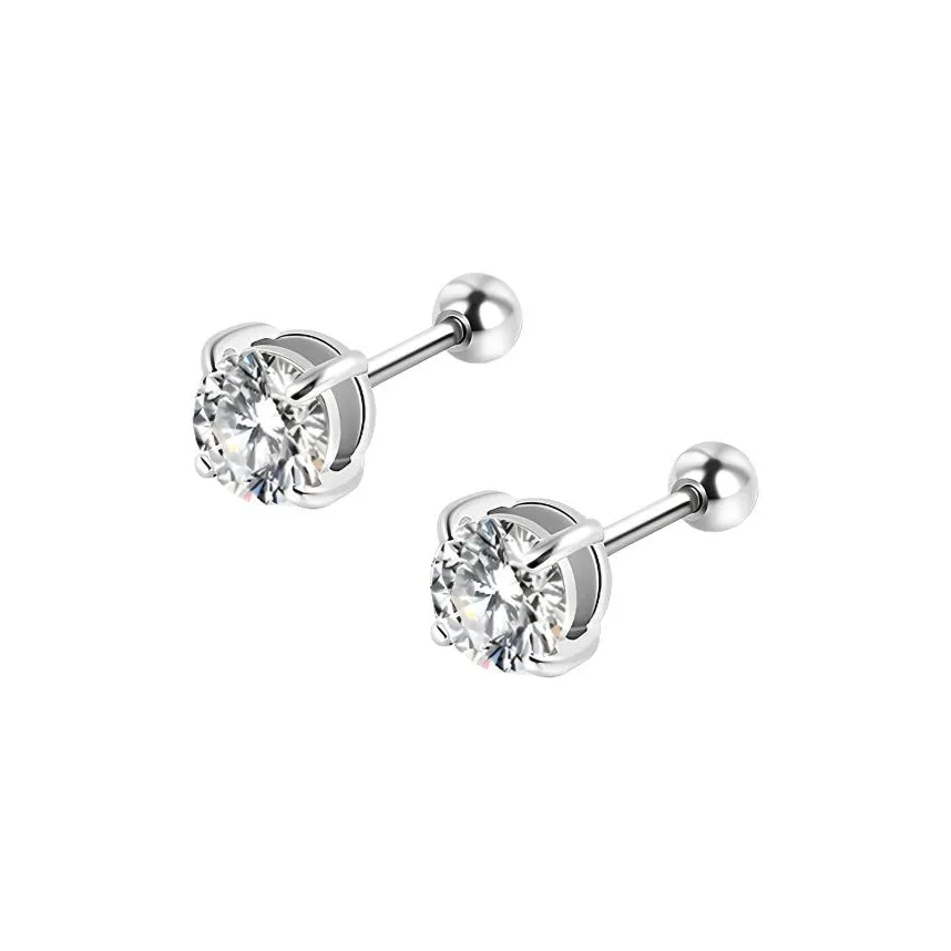 Серьги Daisy Dream с цирконием унисекс