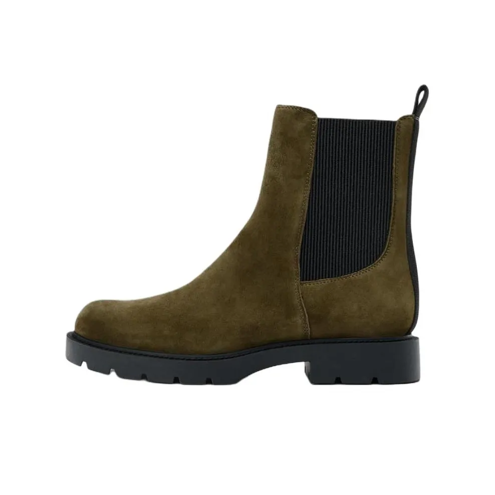 ZARA Короткий Челси 2 см Женский Зеленый