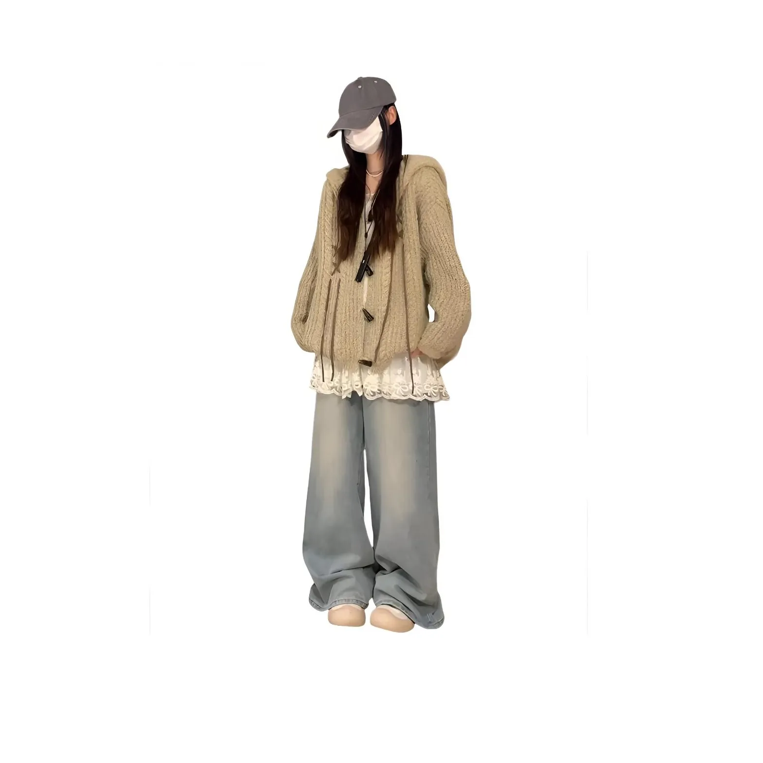 Dippanis Khaki Женская Трикотаж