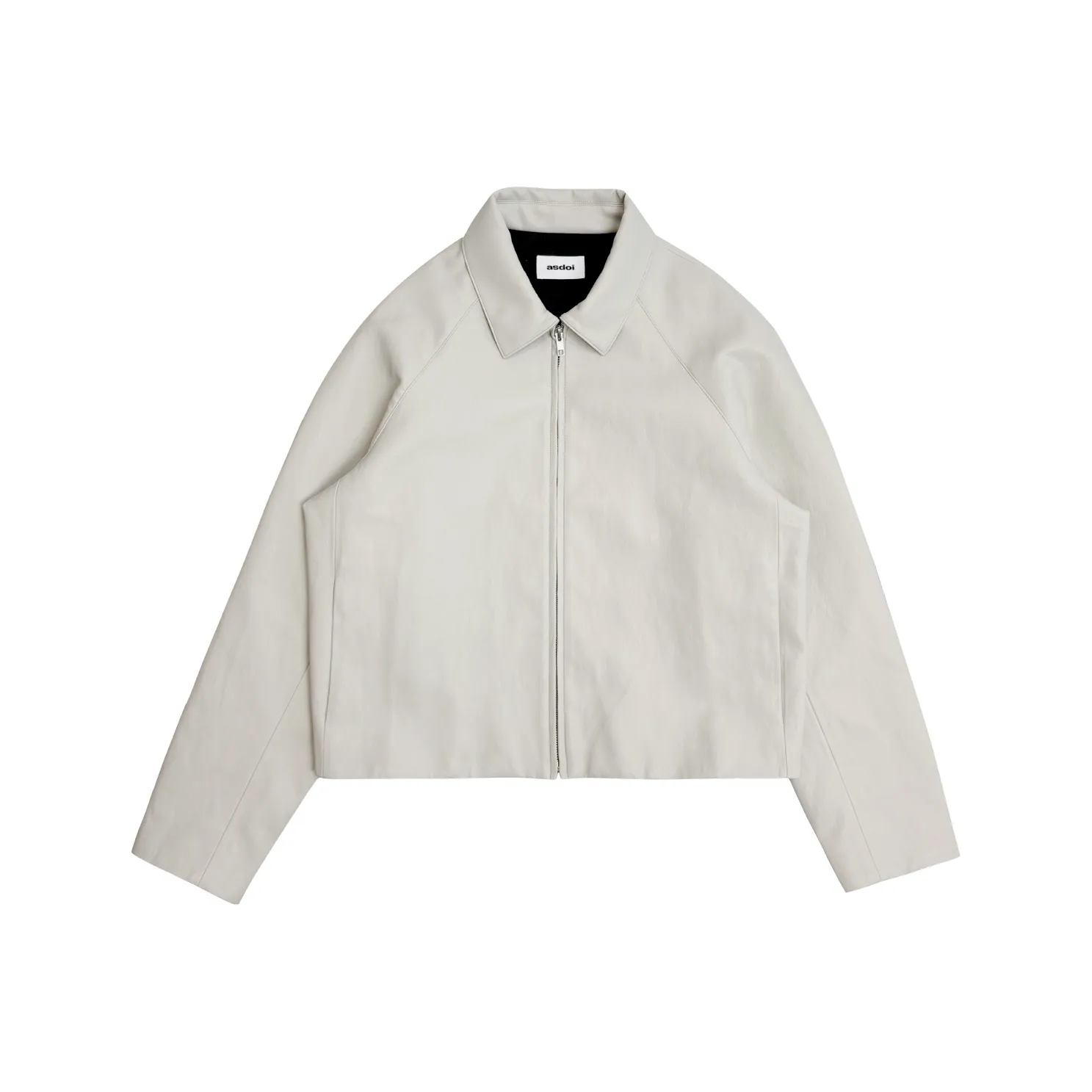 By asdoi Светлый Бежевый Серый Унисекс Кожаные Куртки