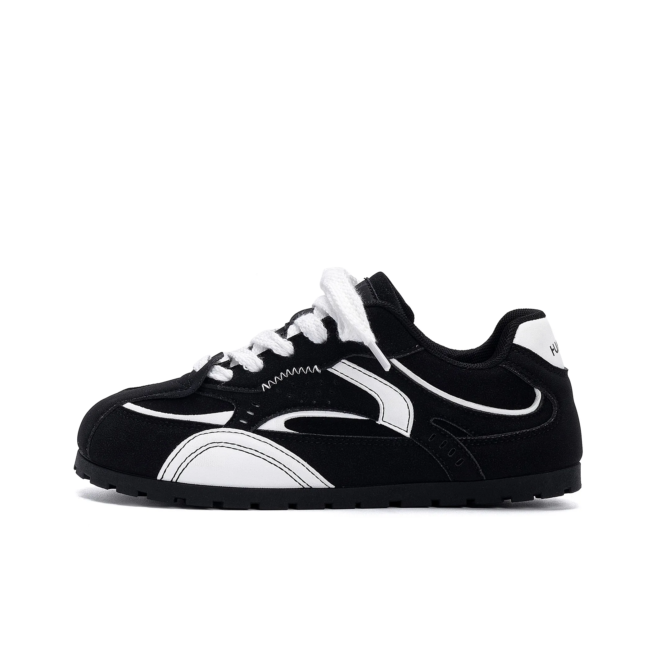 HUANQIU Эксклюзивная обувь для бега с покрытием устойчивая к истиранию низкий топ кеды женские черный белый