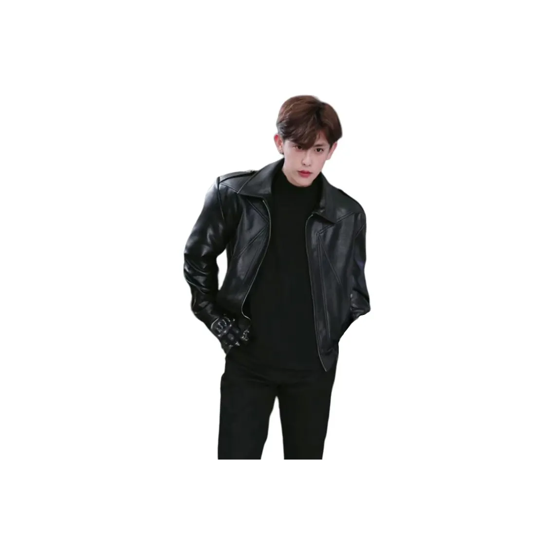 FRQ Черный Унисекс Кожаные куртки