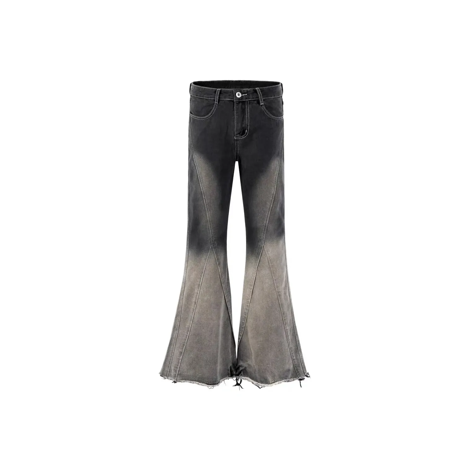 THINGYLAB Черный Серый Цвет Мужские Джинсы