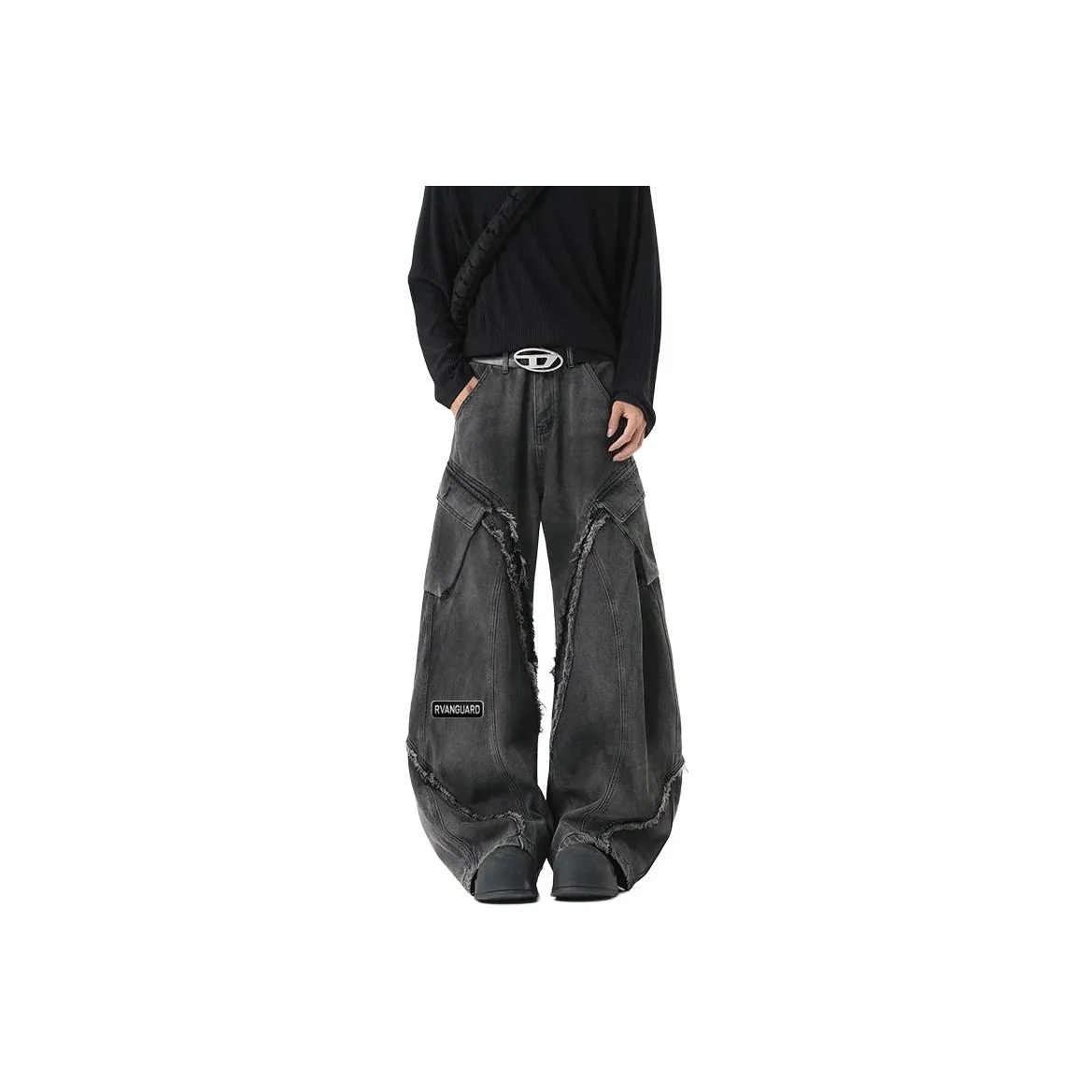 RVANGUARD Серый Унисекс Джинсы