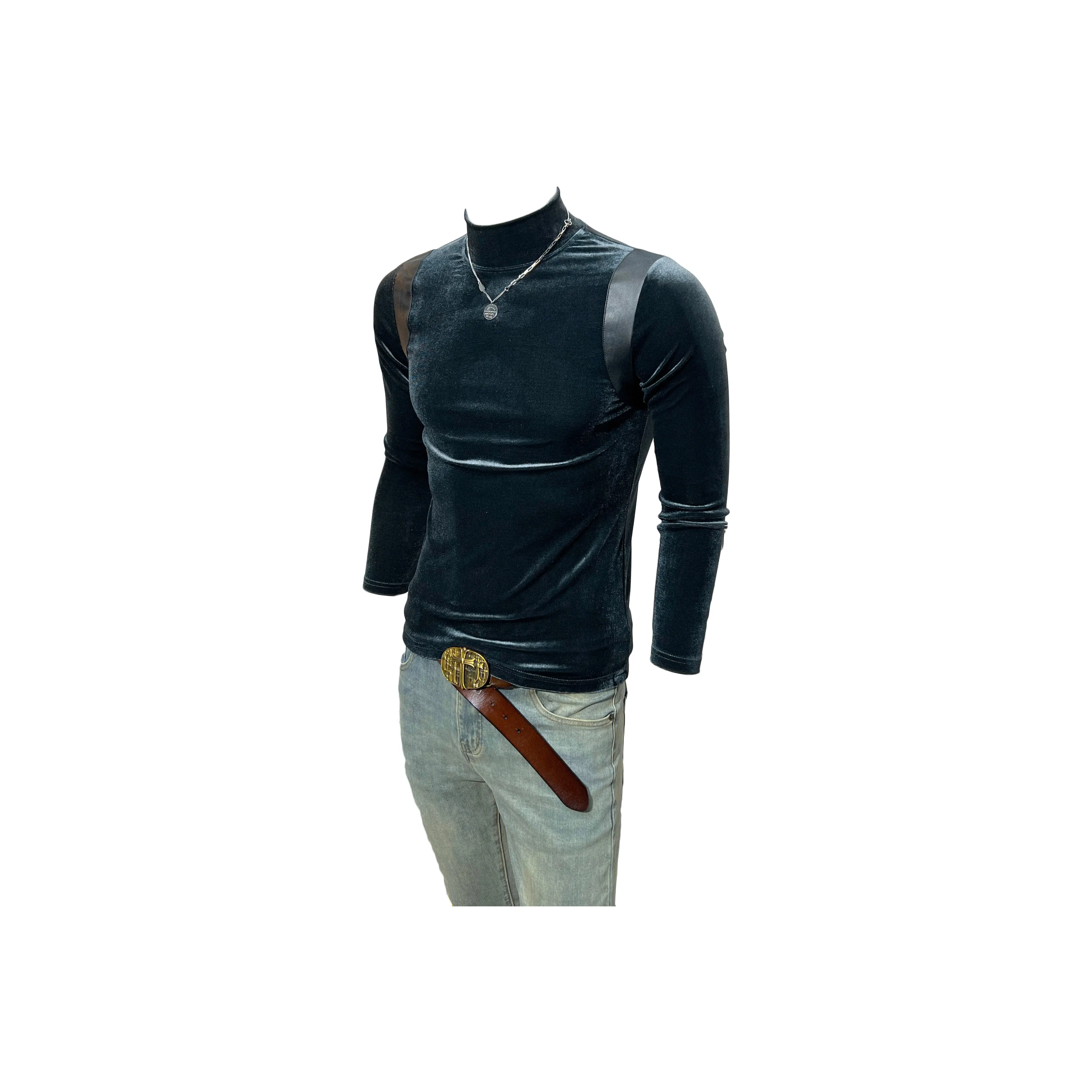 CVOOOER Длинный рукав Т-рубашка мужское нижнее белье