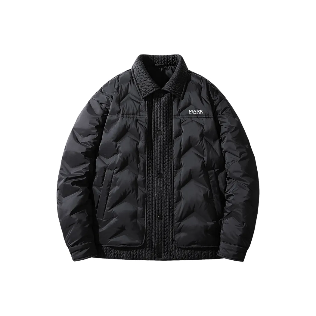 FAIRWHALE Черный 50% Белый утиный пух Унисекс Пуховики