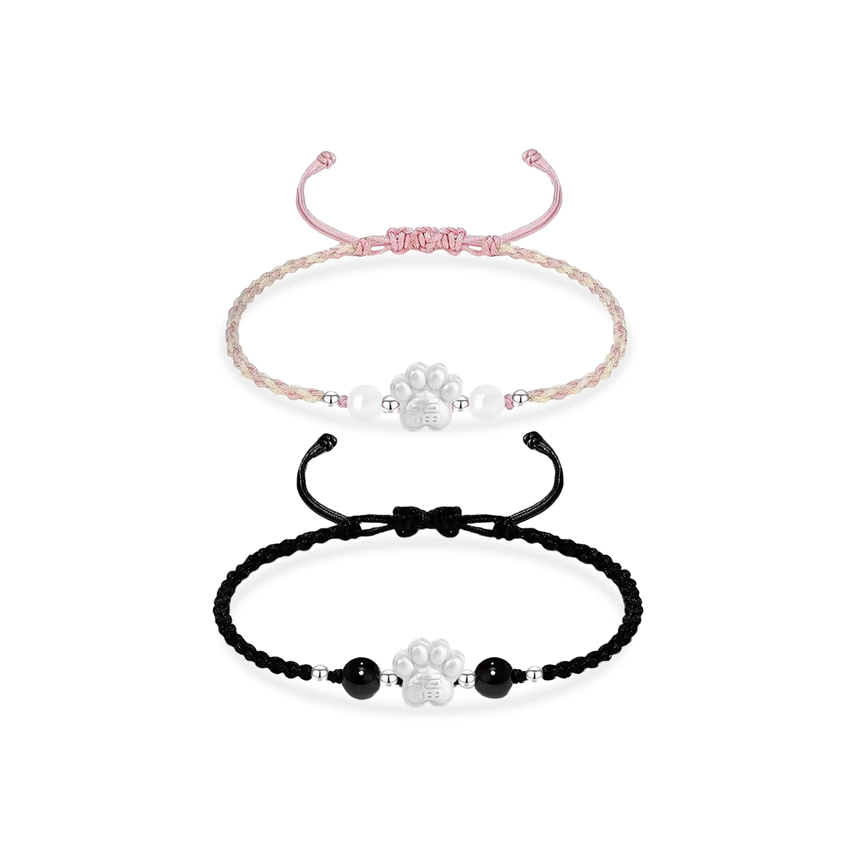 JUICY GRAPE S999 Fine Серебряный Браслет Шнурки Унисекс