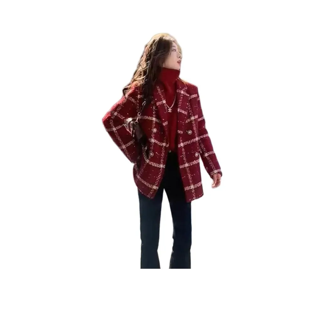 Dippanis Red Утепленное Женское Пальто