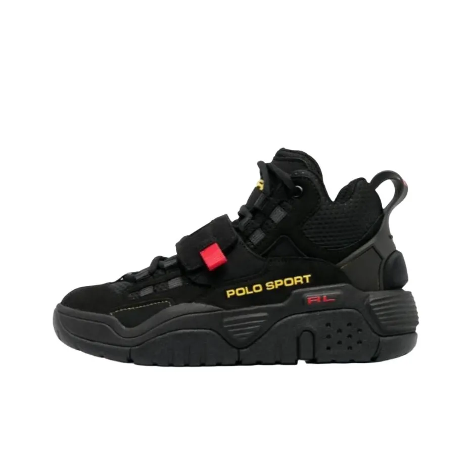 Polo Ralph Lauren Casual Shoes Men High Top Black