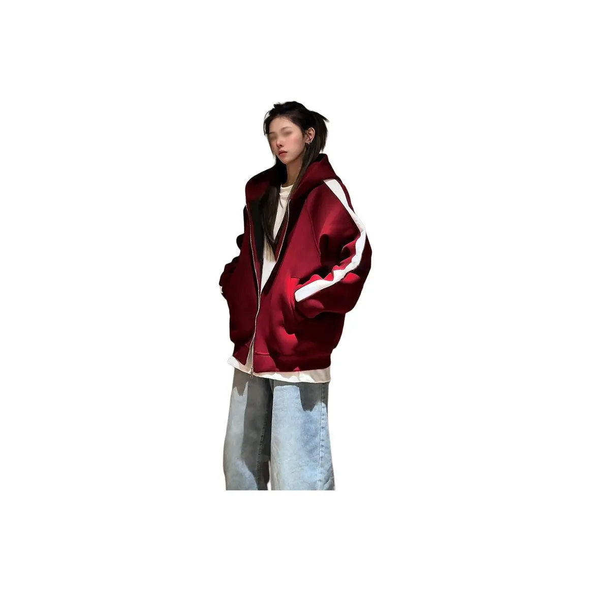 DANJUE Бургунди Унисекс Куртки