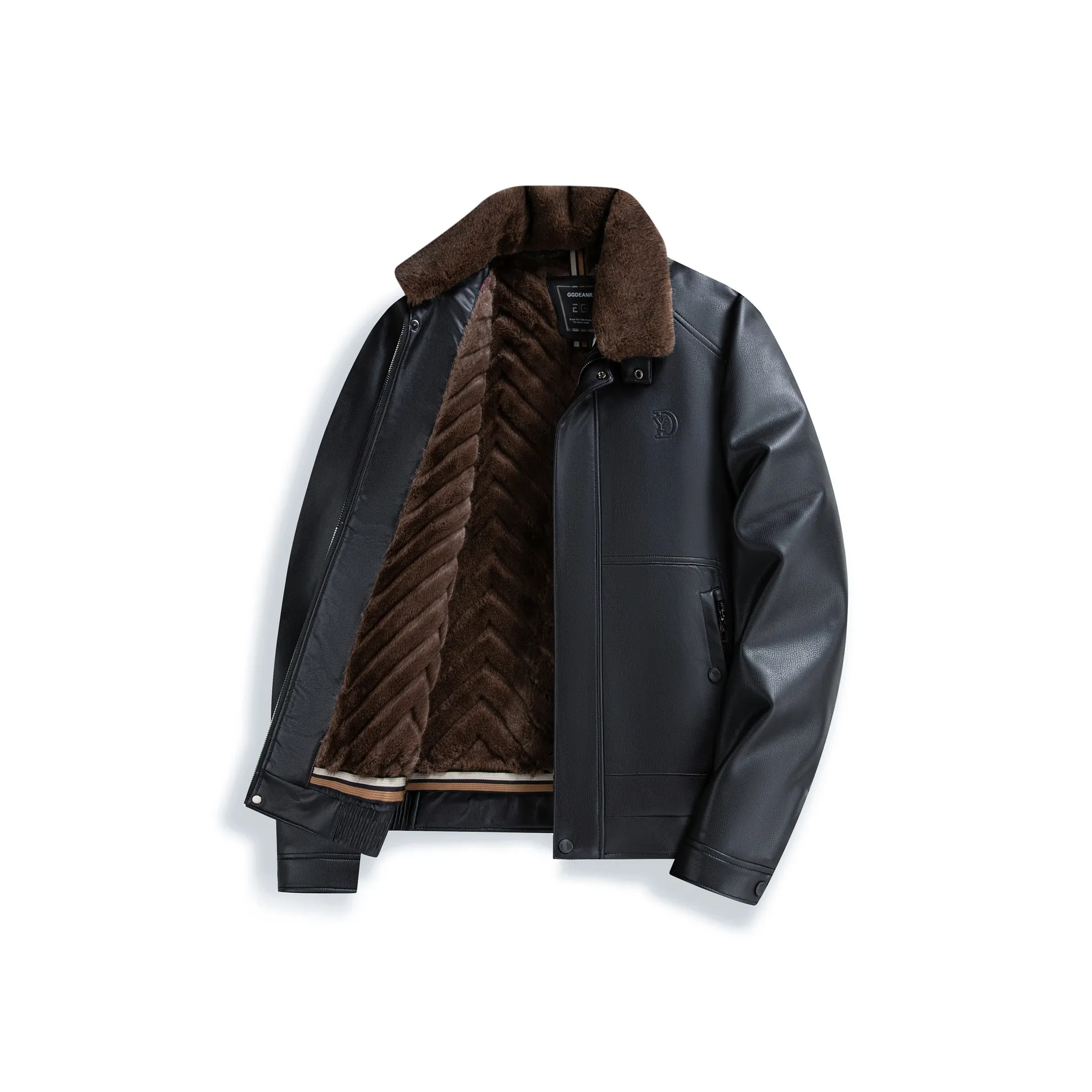 Vintage Cars Кожаная куртка Мужская