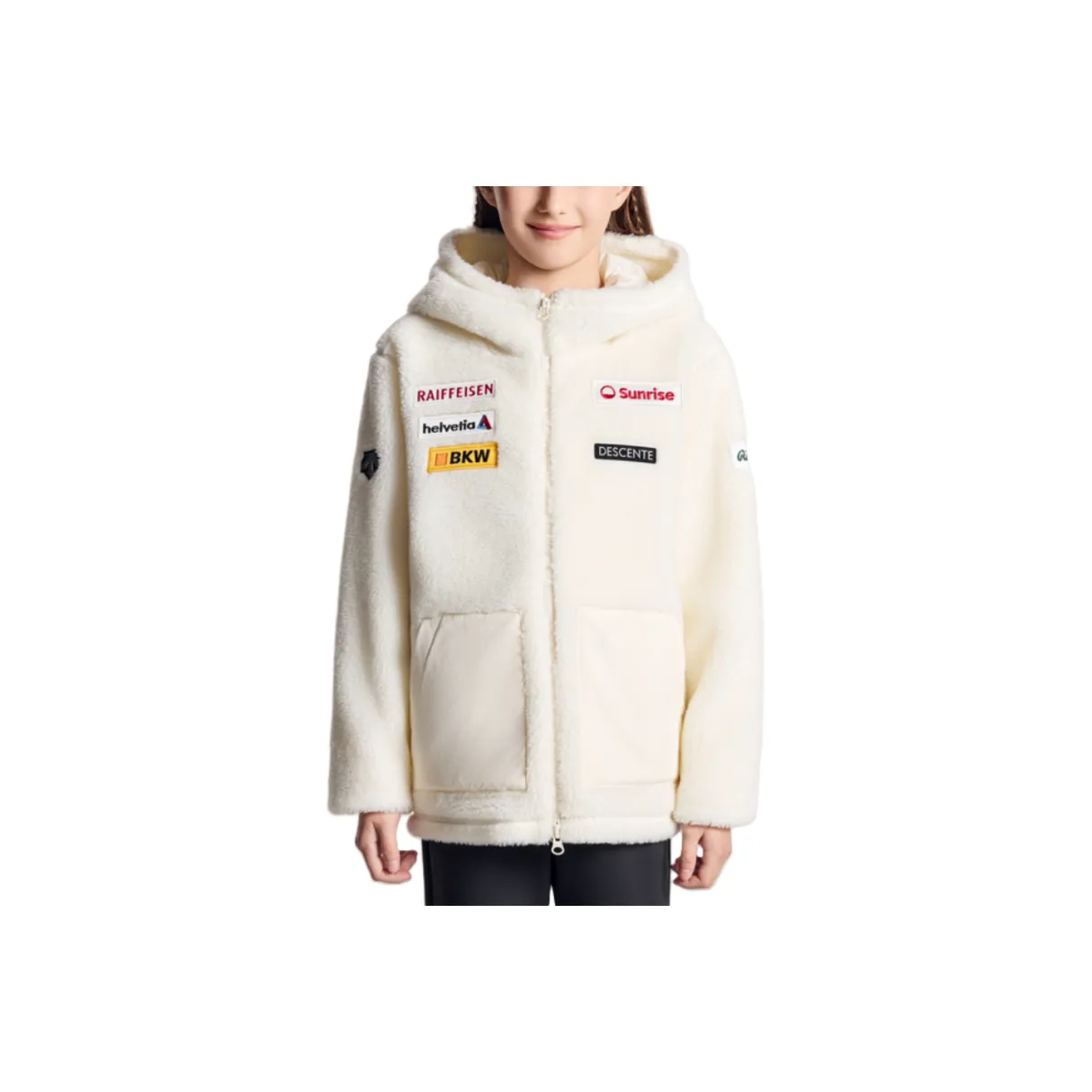 DESCENTE Бархат Feel Пальто Детское