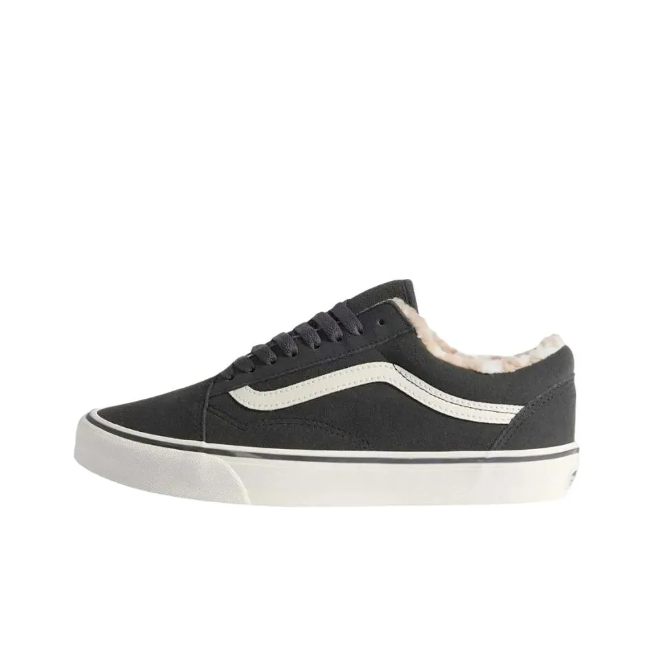 Vans Old Skool Скейтборд Кроссовки Унисекс Выцветший Черный